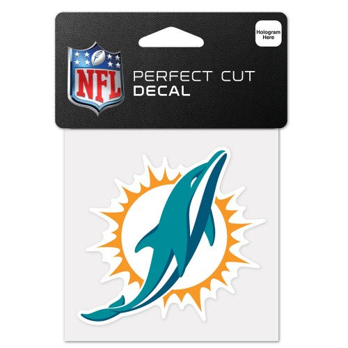 Miami Dolphins 4"x4" Decal