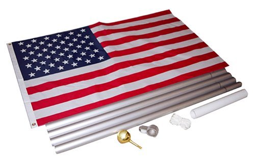 Flagpole - 20' or 25' Sectional American Flagpole Kit