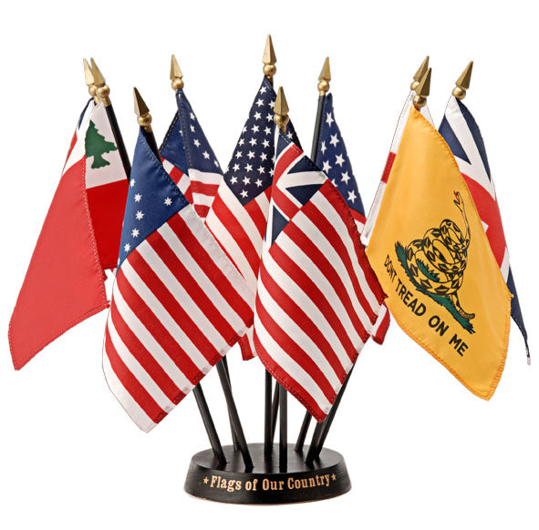 10 Flag Set - Flags of our Country