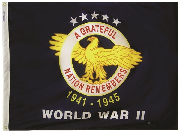 World War II WWII Commemorative Flag