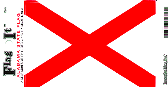 Alabama Flag Decal Sticker
