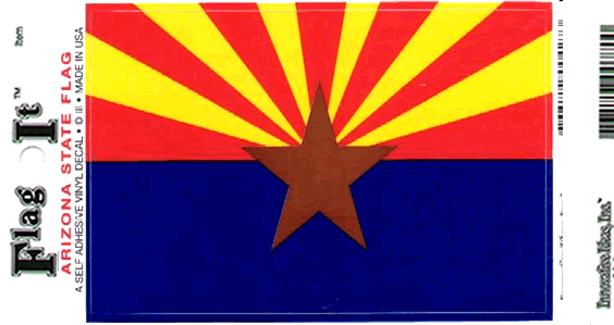 Arizona Flag Decal Sticker