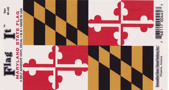 Maryland Flag Decal Sticker