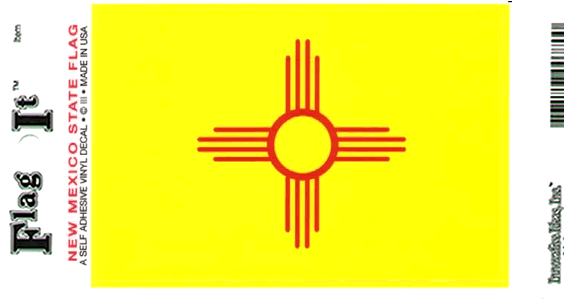 New Mexico Flag Decal Sticker