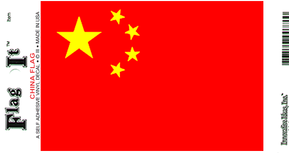 China Flag Decal Sticker