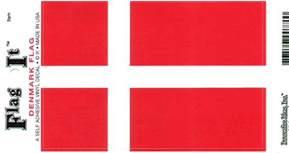 Denmark Flag Decal Sticker