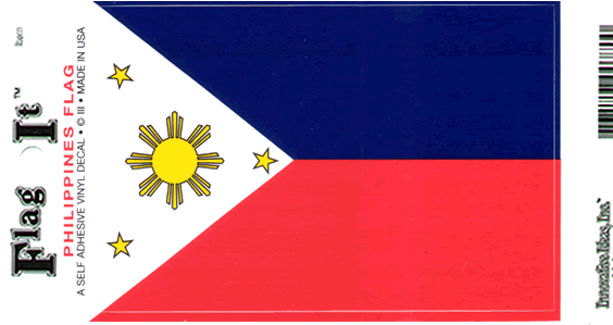 Philippines Flag Decal Sticker