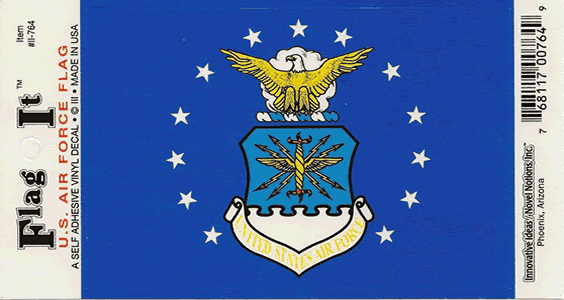 Air Force Flag Decal Sticker
