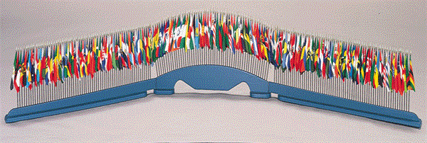 Stand for (193) 4x6 in. flags (U.N. Set)