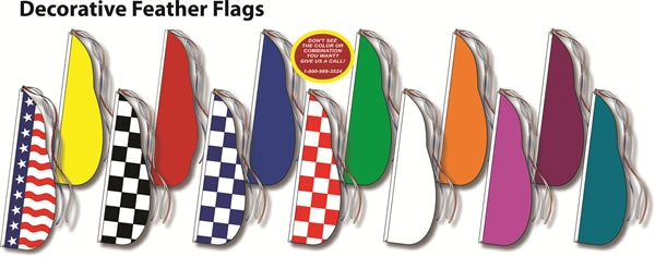 Decorative Feather Flags