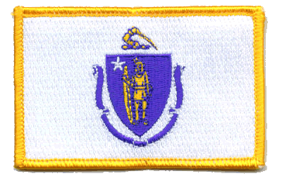 Massachusetts Flag Patch