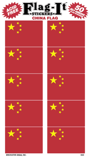 China Flag Decal Sticker