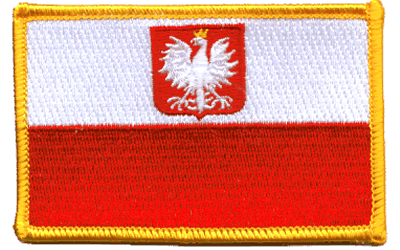 Poland With Eagle Flag Patch