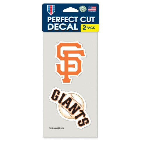 San Francisco Giants 4"x4" Decals
