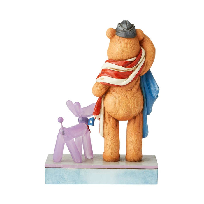 Jim Shore Patriotic Button & Squeaky Figurine