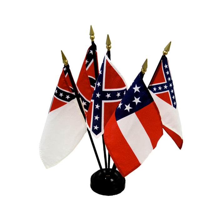 5 Flag Set - Flags of the Confederacy