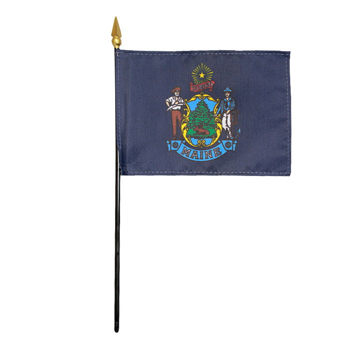 Maine Stick Flag