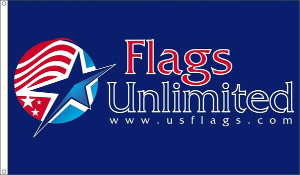 Custom Printed Flag Example - We Can Place Your Design Onto The Flag