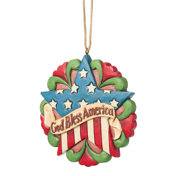 Jim Shore Patriotic Star Ornament