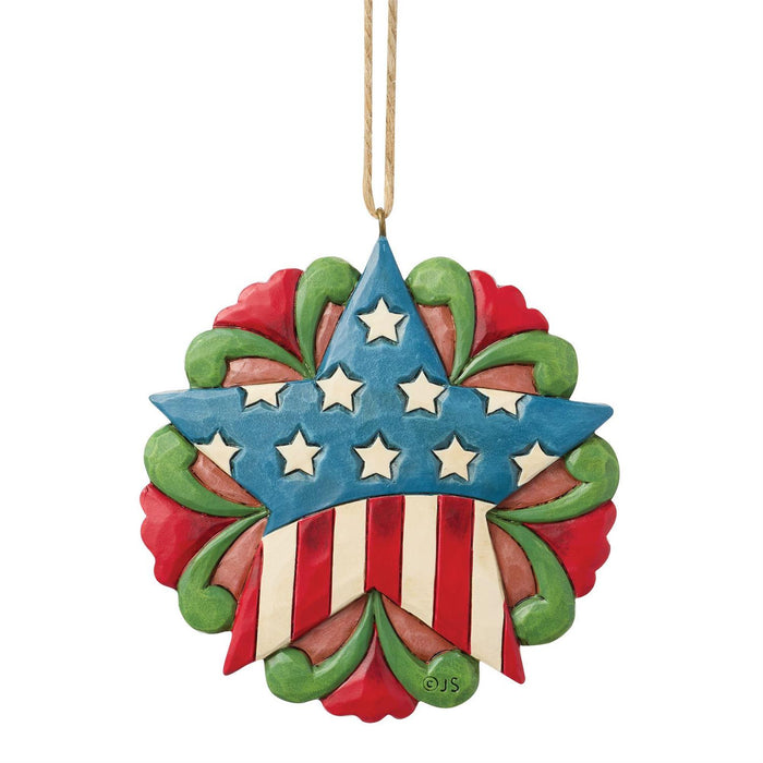 Jim Shore Patriotic Star Ornament