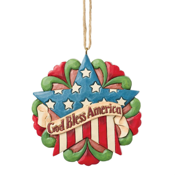 Jim Shore Patriotic Star Ornament
