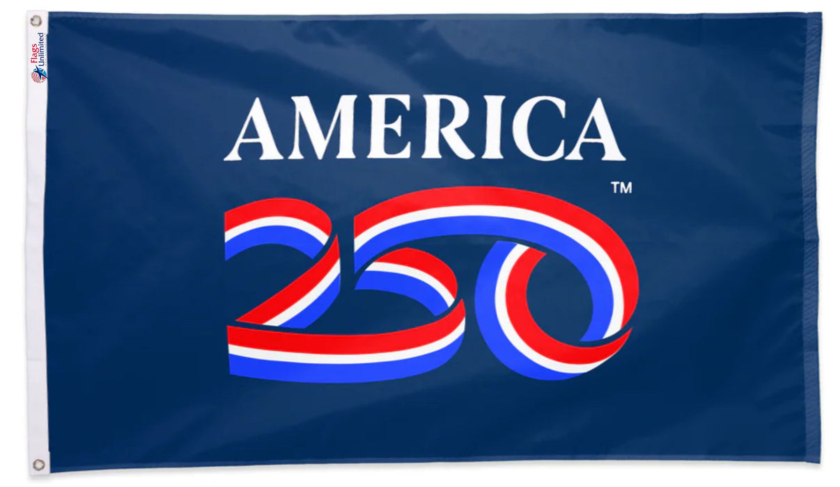 America 250 Flag Blue