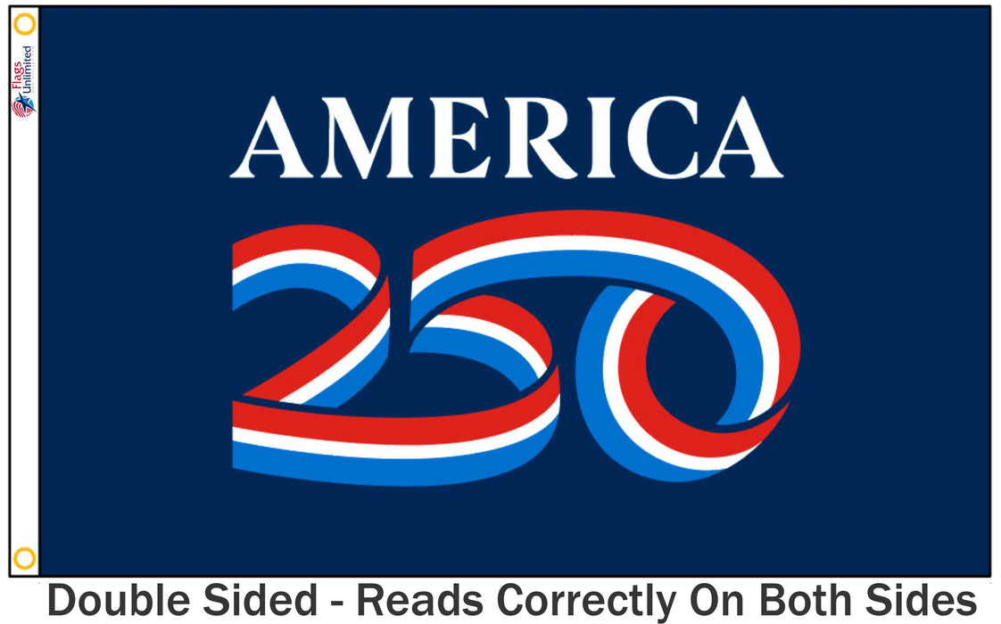 America 250 Flag Blue