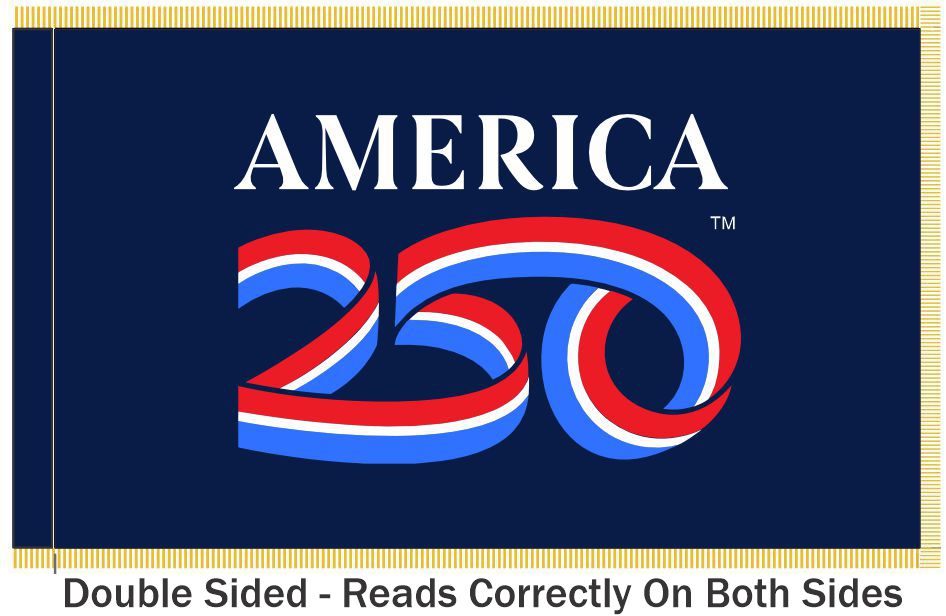 America 250 Flag Blue