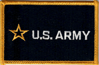 Army Military Flag Patch Iron On Patches - From Flags Unlimited