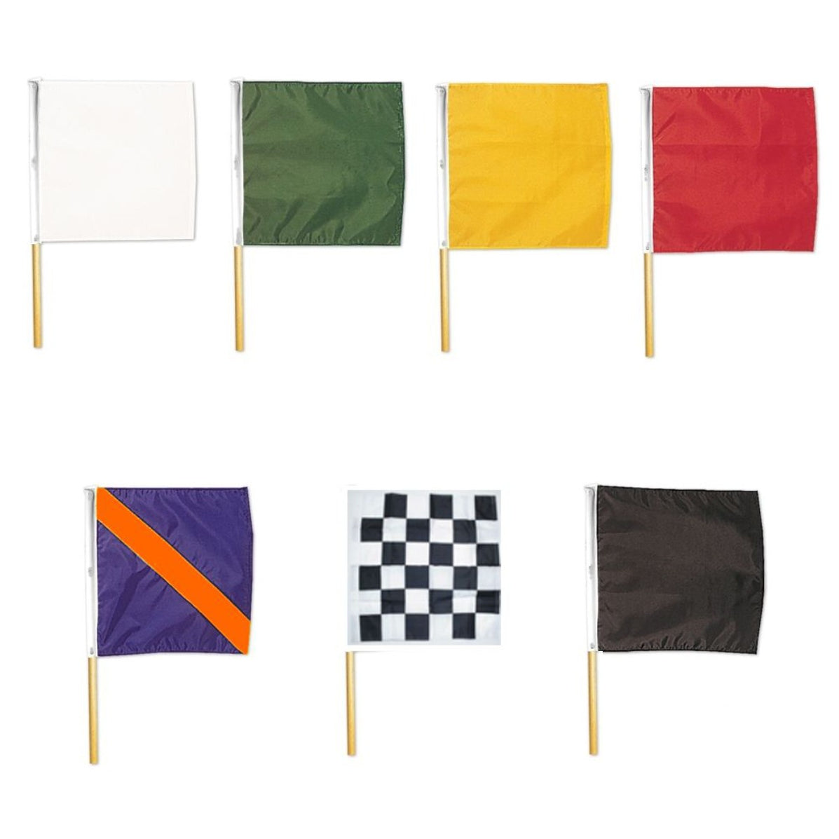 Auto Racing Flag Set, Complete Racing Flag set at Flags Unlimited