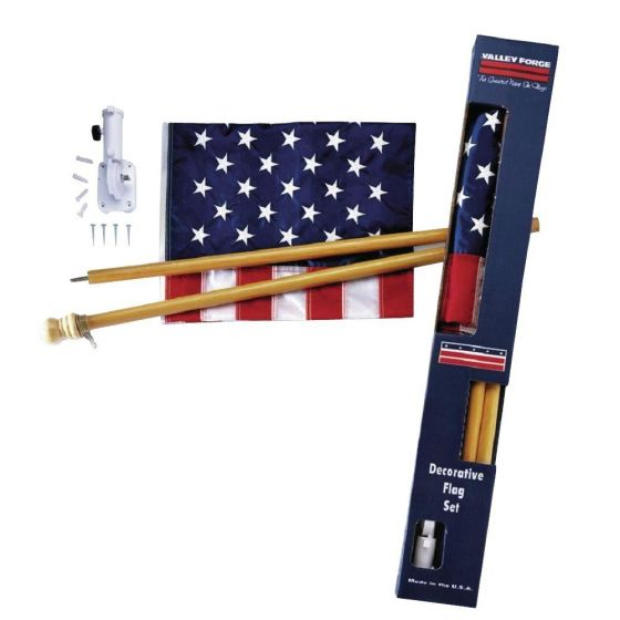 U.S. Flag Kit 2.5'x4' Flag - 5-Foot Demo Test