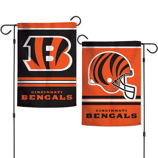 Bandiera da giardino dei Cincinnati Bengals 12x18 in poliestere Bandiera da giardino dei Cincinnati Bengals 12x18 in poliestere