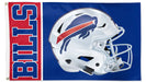 Buffalo Bills Flag with helmet design