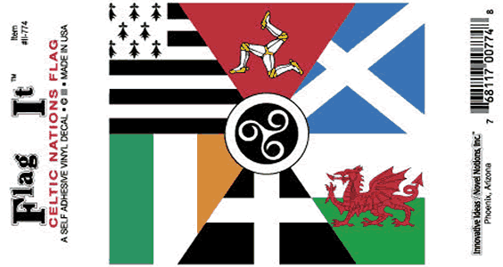 Celtic Nations Flag Decal Sticker