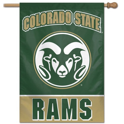 Colorado State Rams Garden Flag - 13x18 Inch Double Sided College Banner