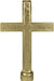 Indoor cross flagpole ornament with no ferrule