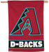 Red flag with a logo and 'D-Backs' text on a white background