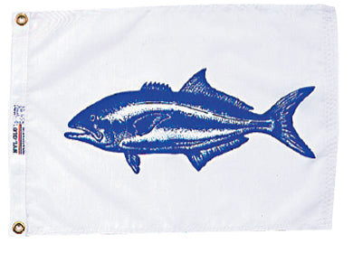 Fish Flag Colour In Bluefish Boating Flags from Flags Unlimited