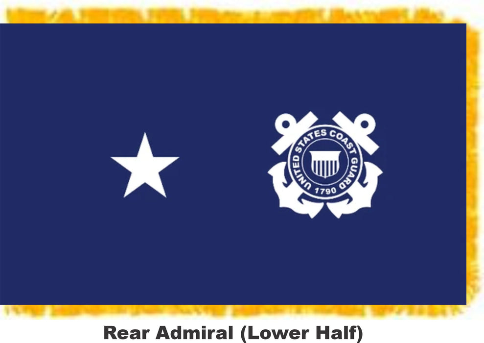Officers Flags Coast Guard