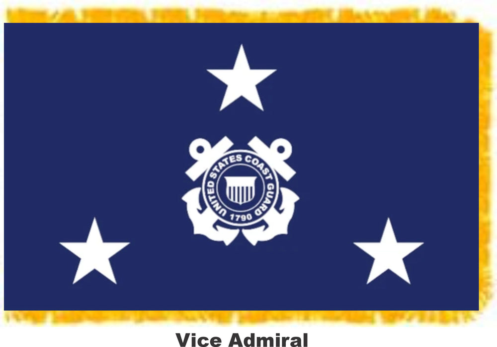 Officers Flags Coast Guard