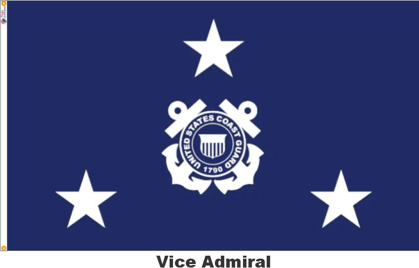 Officers Flags Coast Guard