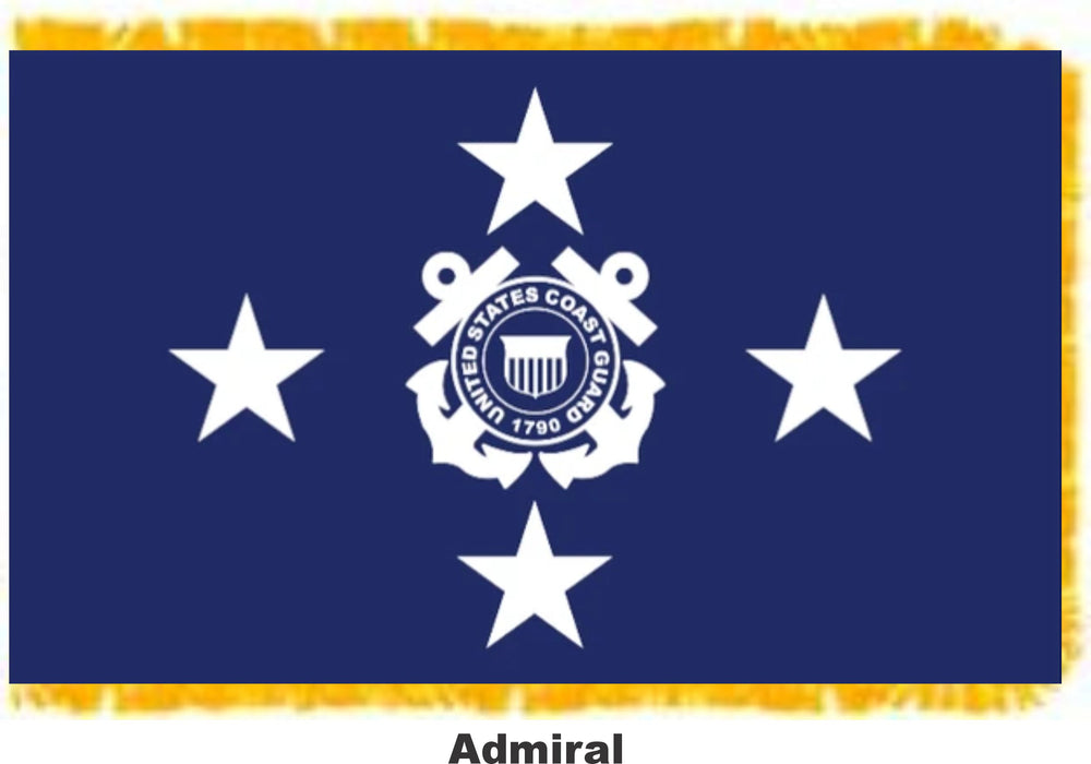 Officers Flags Coast Guard