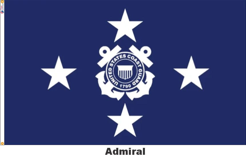 Officers Flags Coast Guard