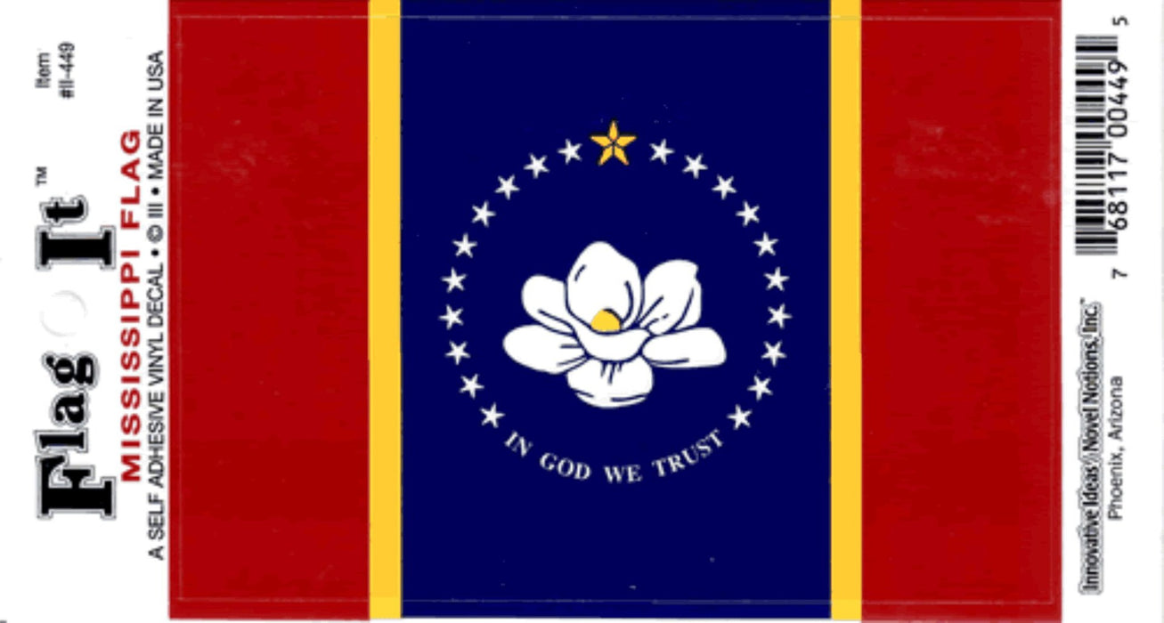 Mississippi Flag Decal Sticker