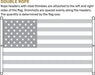 A flag product diagram showing a U.S.