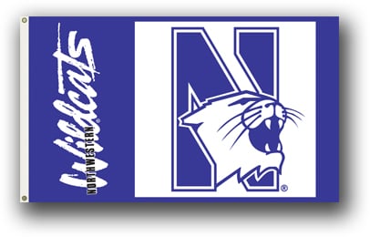 Northwestern Wildcats Flag