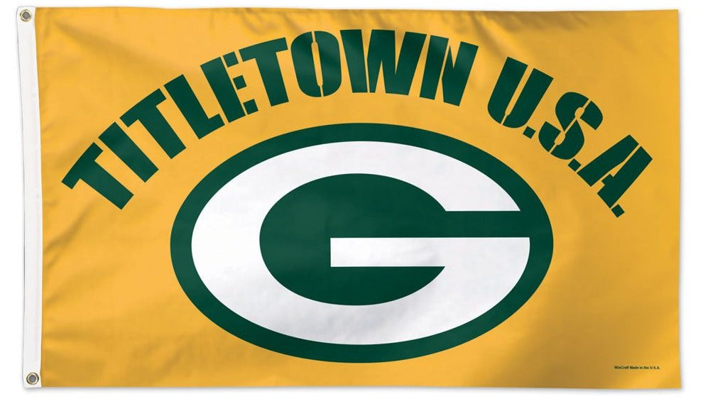 Green Bay Packers Titletown USA Flag