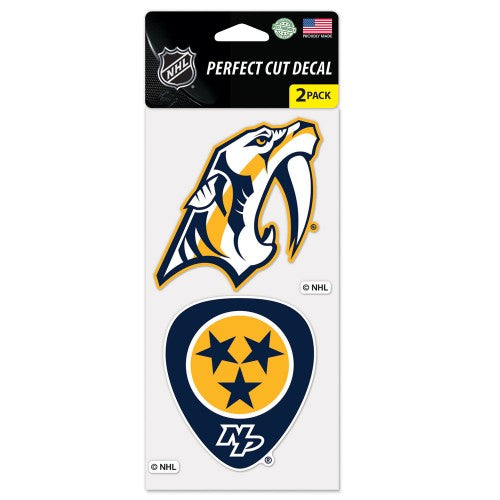 Nashville Predators Decal Sticker Pack From Flags Unlimited