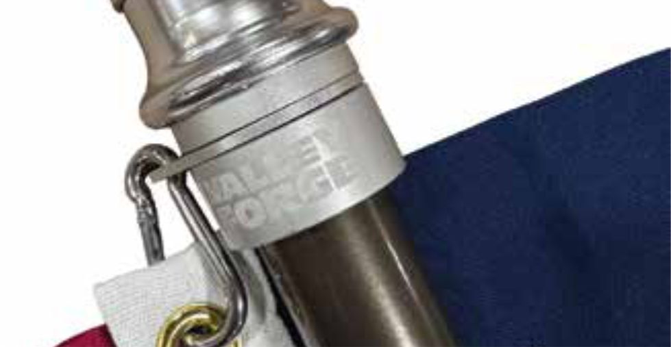 Aluminum Rotating Flag Ring - Pair — Flags Unlimited