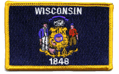 FlagSource Wisconsin Nylon State Flag, Made in the USA, 4x6 FlagSource Wisconsin Nylon State Flag, Made in the USA, 4x6